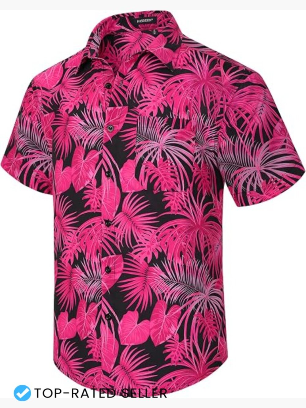 Hawaiian Button Down Shirt Casual Summer Short Sleeve Beach Vacation Aloha